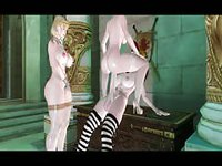 Shemale Sex - Animated shemale fucking in a magical kingdom